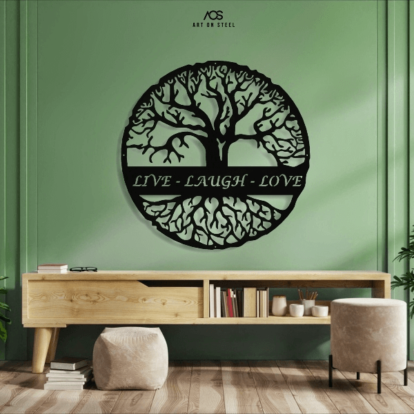 Custom Abundance Tree of Life Metal Wall Art
