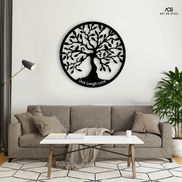 Custom Olive Tree of Life Metal Wall Art