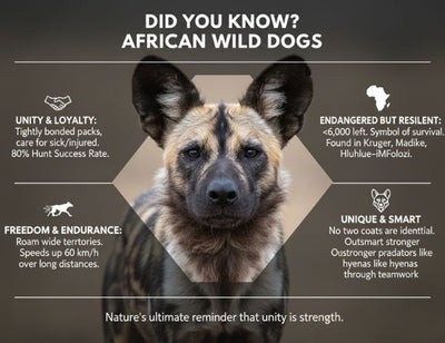 Wild Dog Africa Metal Wall Art