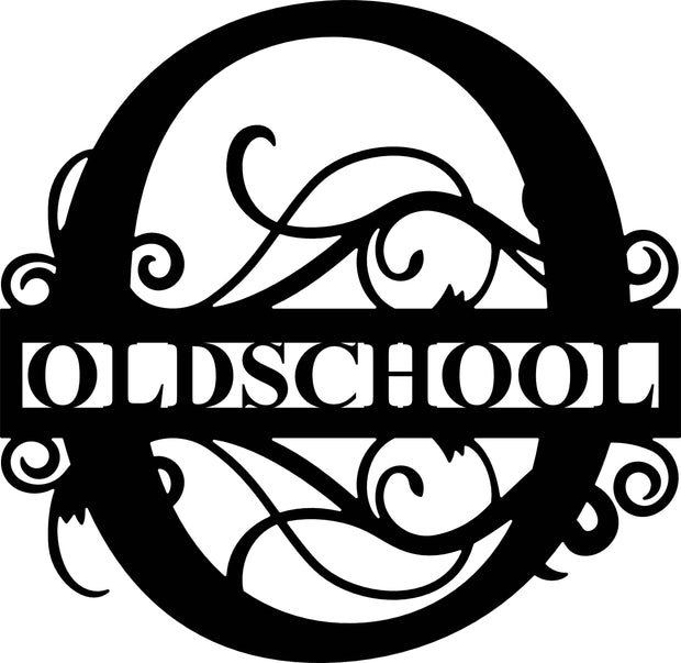 Customized Monogram Metal Wall Art