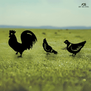 Cock-and-Hens-Garden-Decor-SQ2