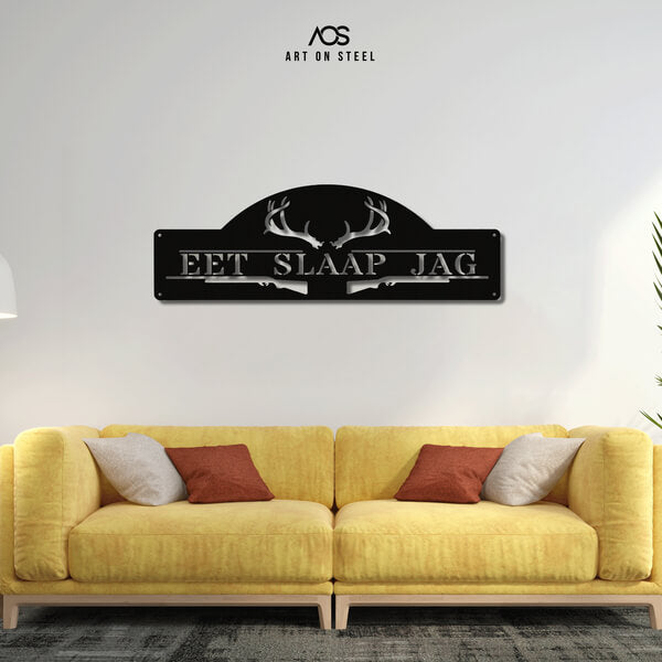 Eet-Slaap-Jag-Steel-Art-SQ1