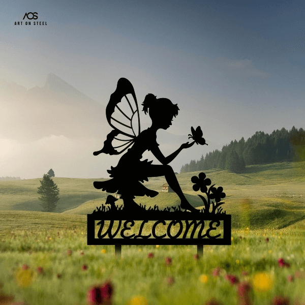 Fairy-welcome-garden-decor-metal-art3