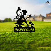 Fairy-welcome-garden-decor-metal-art