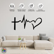 Faith Hope Love Steel Art