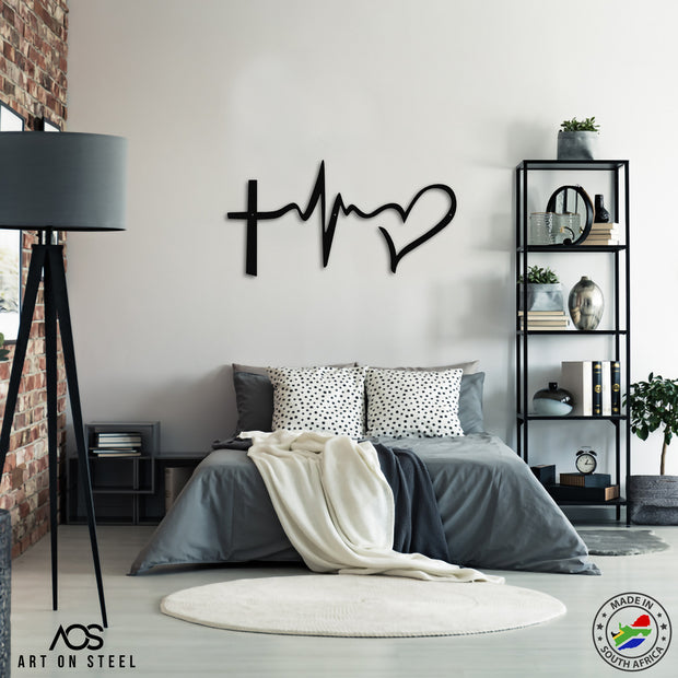 Faith Hope Love Steel Art