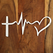 Faith Hope Love Steel Art