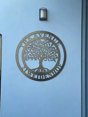 Custom Founders Tree of Life Metal Wall Art