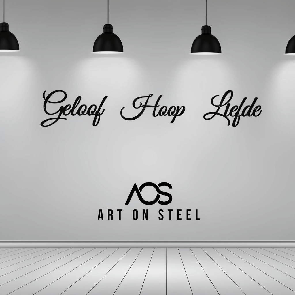 Geloof Hoop Liefde Word Bundle | Home Decor