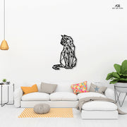 Geometric-Cat-Metal-Wall-Art-SQ3