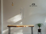 Geometric Horse Steel Art