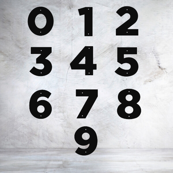 House Numbers | Bold