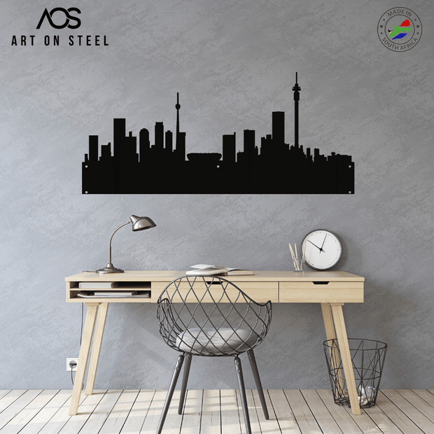 Johannesburg Skyline Metal Wall Art