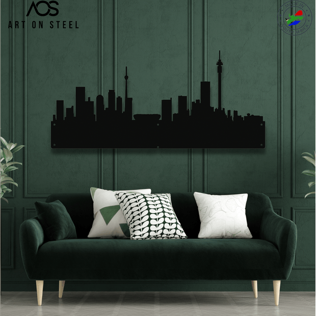 Johannesburg Skyline Metal Wall Art