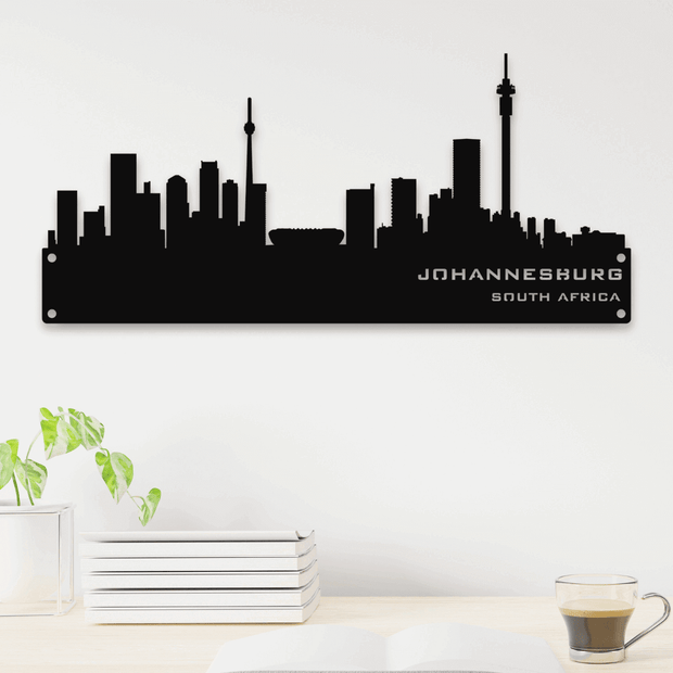 Johannesburg Skyline Metal Wall Art