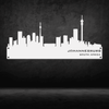 Johannesburg Skyline Metal Wall Art