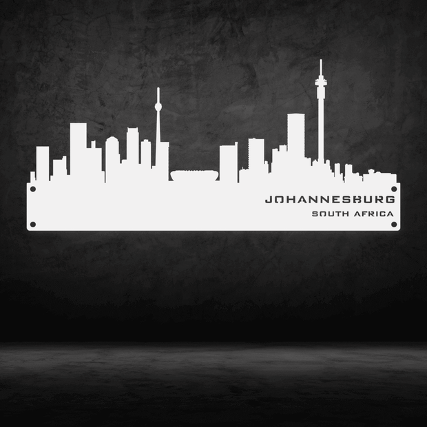 Johannesburg Skyline Metal Wall Art