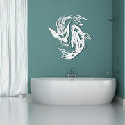 Koi Fish Metal Wall Art