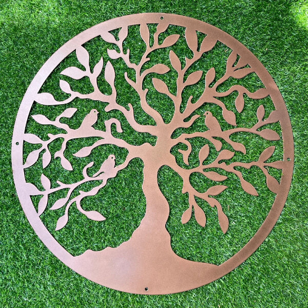 Olive Tree of Life Metal Art