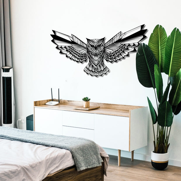 Owl Metal Wall Art