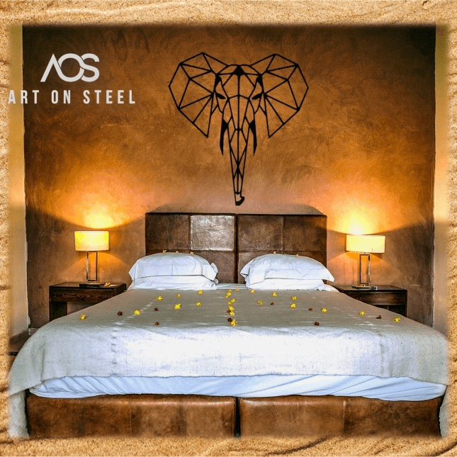 Elephant Metal Wall Art