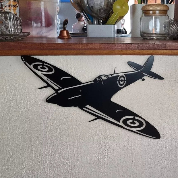 Spitfire Plane Metal Art