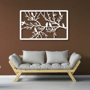 Birds on a Branch | Metal Wall Art