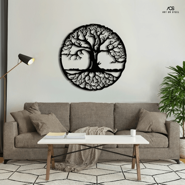 Abundance Tree of Life Metal Wall Art