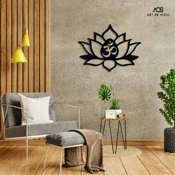 Lotus-Flower-with-Aum-Metal-Art-SQ2