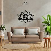 Lotus-Flower-with-Aum-Metal-Art-SQ3
