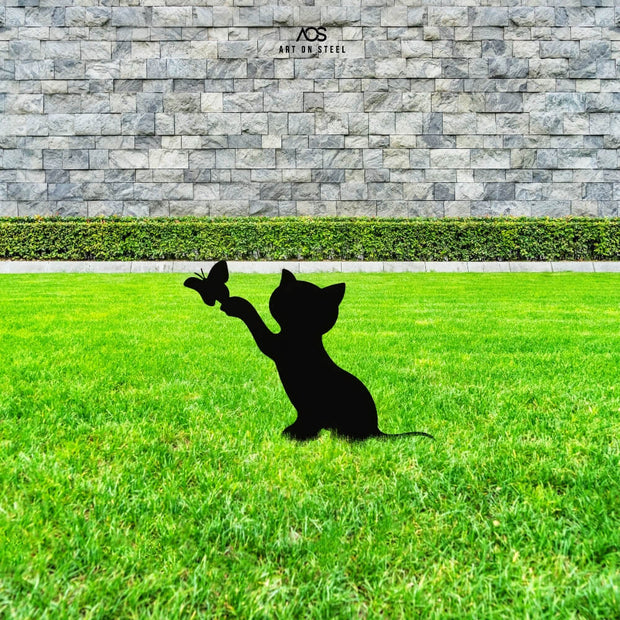 Playful-Kitten-Ekko-Garden-Stake-SQ2