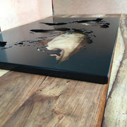 World-Map-steel-Art-Angle-view